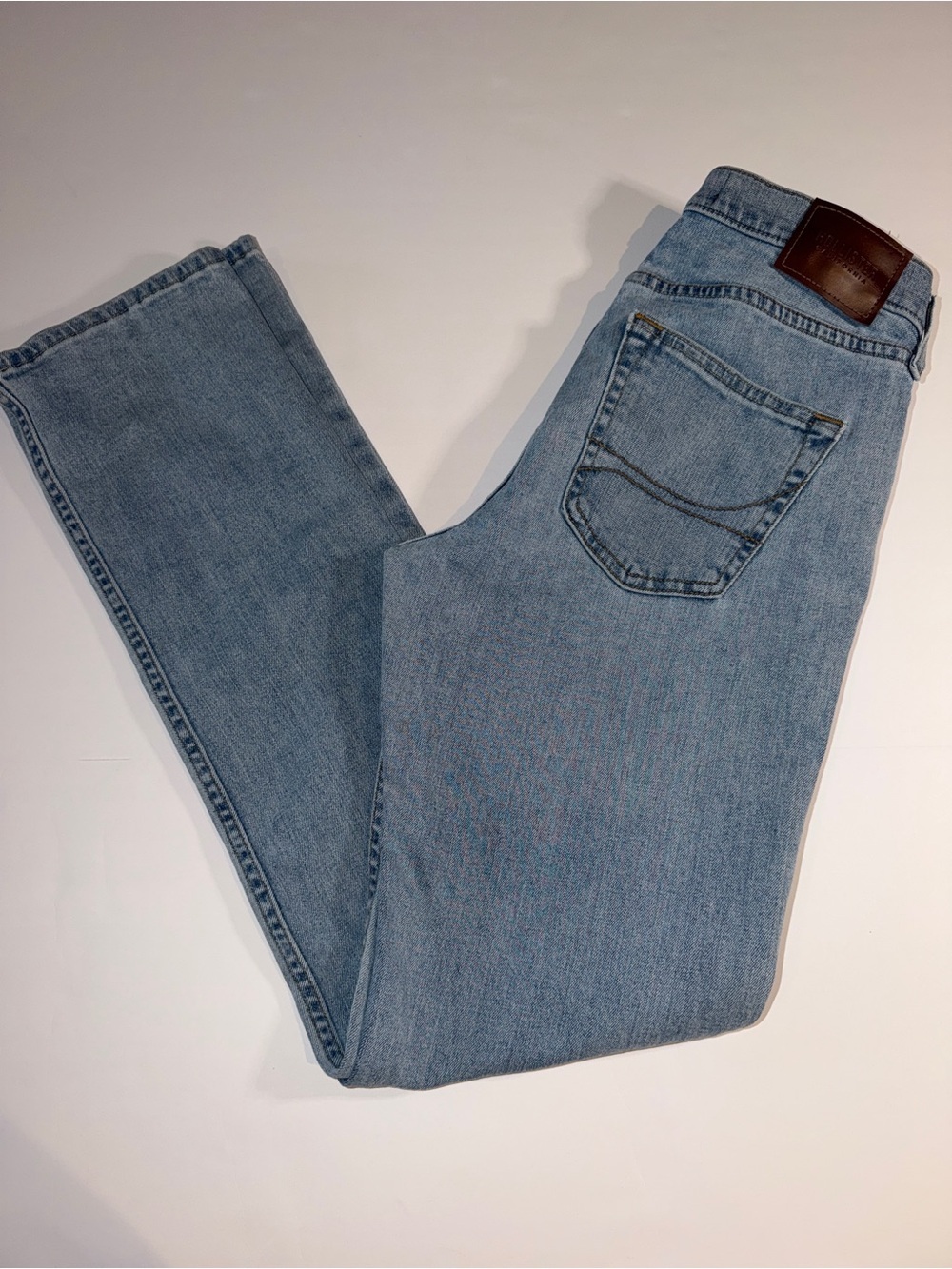 Hollister Light Blue Straight Mens Jeans